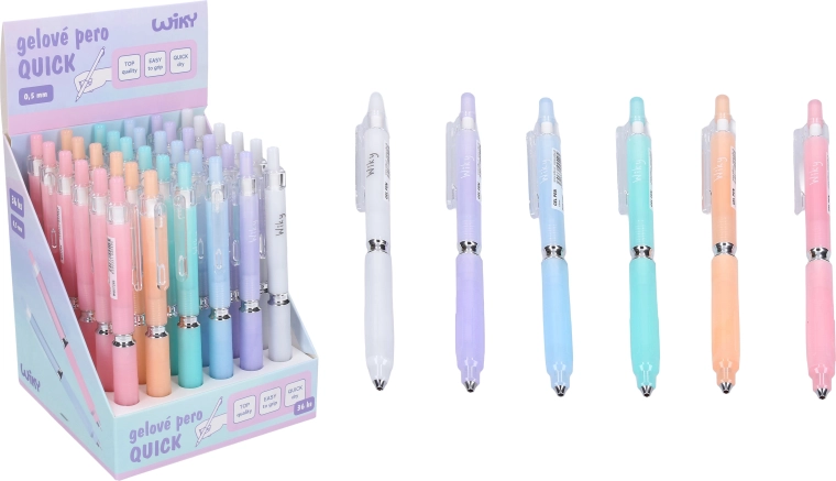 Στυλό gel Quick 0,5 mm – μπλε γόμωση