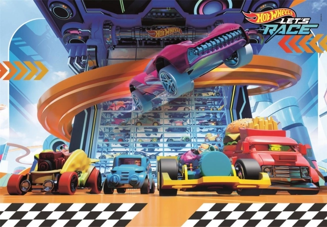Παζλ 104 κομματιών HOT WHEELS Super Kolor