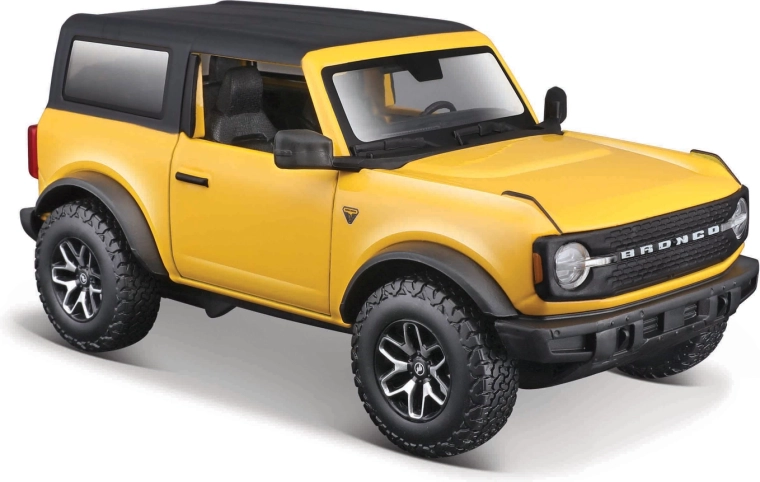 Maisto Ford Bronco Badlands 2021 κίτρινο – μεταλλικό μοντέλο αυτοκινήτου 1:24