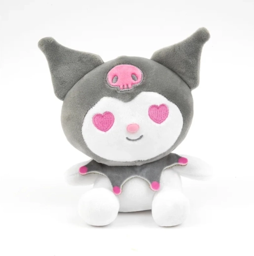 Λούτρινο παιχνίδι Kuromi 25 cm – γκρι
