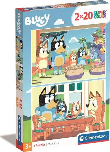 Παζλ 2×20 κομμάτια Bluey Clementoni