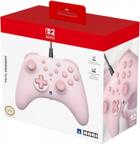 Ενσύρματο χειριστήριο HORI HORIPAD Turbo για Nintendo Switch σε Cozy Pink