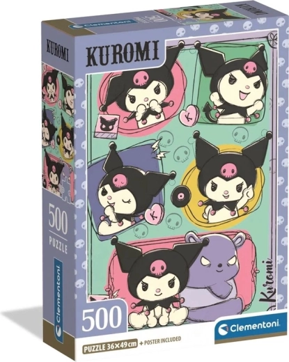 Παζλ Kuromi σε συμπαγές κουτί, 500 κομμάτια