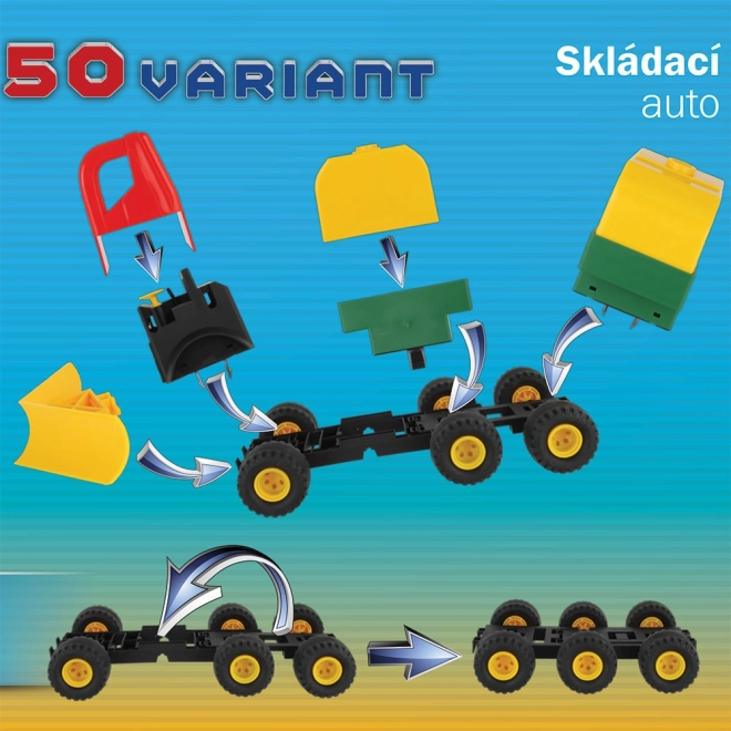 Combi Car 3 πτυσσόμενο αυτοκινητάκι για παιδιά