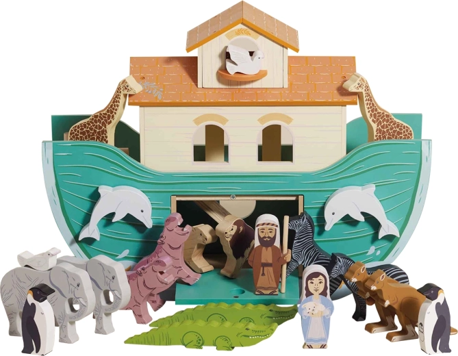 Le Toy Van μεγάλη Κιβωτός του Νώε – ξύλινο σετ με φιγούρες