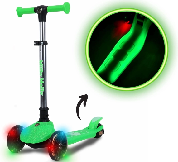 Παιδικό τρίτροχο πατίνι Milly Mally Jelly green