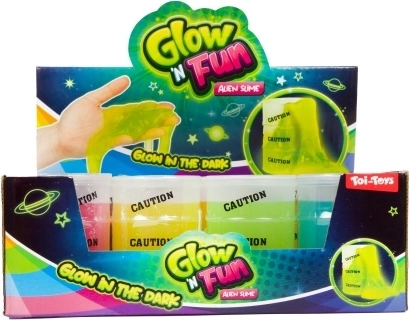 Φωσφορίζον slime σε βαρελάκι