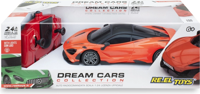 McLaren 765LT RC τηλεκατευθυνόμενο σπορ αυτοκίνητο 1:24 πορτοκαλί 17 cm - 1 τεμάχιο