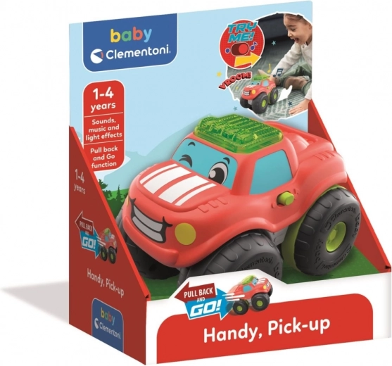 Διαδραστικό pick-up BABY CLEMENTONI για τα μικρότερα παιδιά με pull-back μηχανισμό
