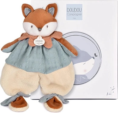 Doudou σετ δώρου λούτρινο παρηγορητικό Fox Timo 29 cm