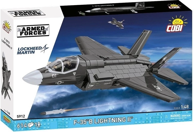 Κατασκευαστικό σετ F-35B Lightning II – αεριωθούμενο STOVL, 614 τεμάχια