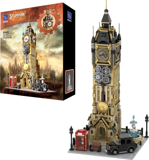 Σετ κατασκευής Pantasy Steampunk Πύργος ρολογιού Big Ben, 2424 κομμάτια