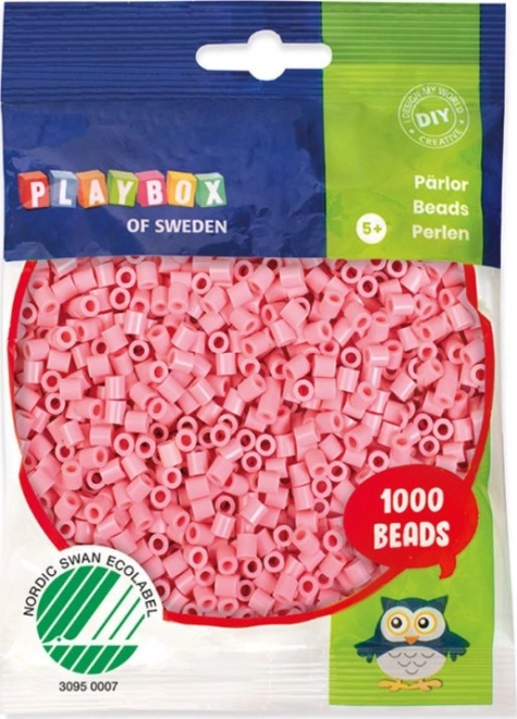PLAYBOX Παστέλ ροζ σιδερώσιμες χάντρες
