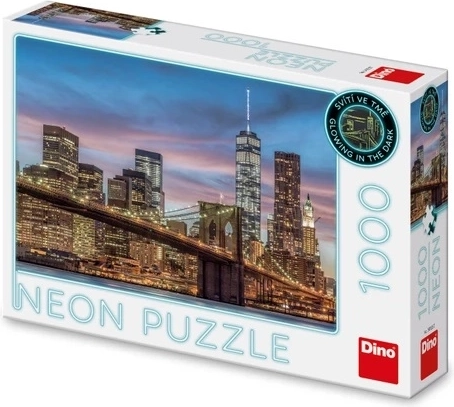 Παζλ Dino Neon New York 1000 κομμάτια