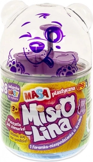 Misiolina ελαφριά πλαστελίνη που επιπλέει, μπλε, 60 g με καλούπι
