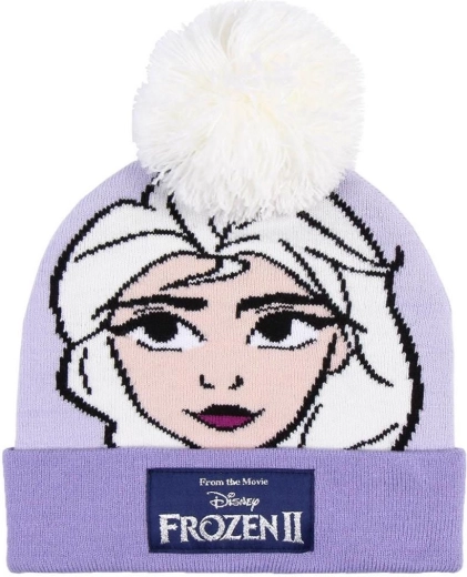 Παιδικός σκούφος με πομ πομ Frozen 2