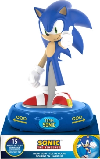 Νυχτερινό LED φωτιστικό 3D Sonic