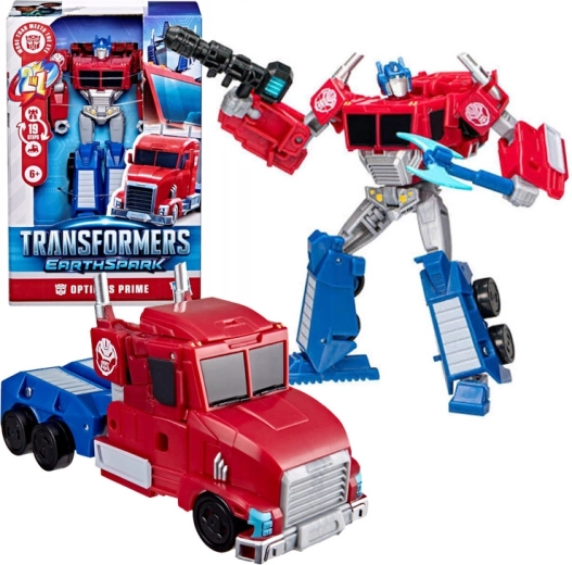 Hasbro Transformers EarthSpark φιγούρα Deluxe Optimus Prime 2σε1 (ρομπότ/φορτηγό) - 1 τεμάχιο