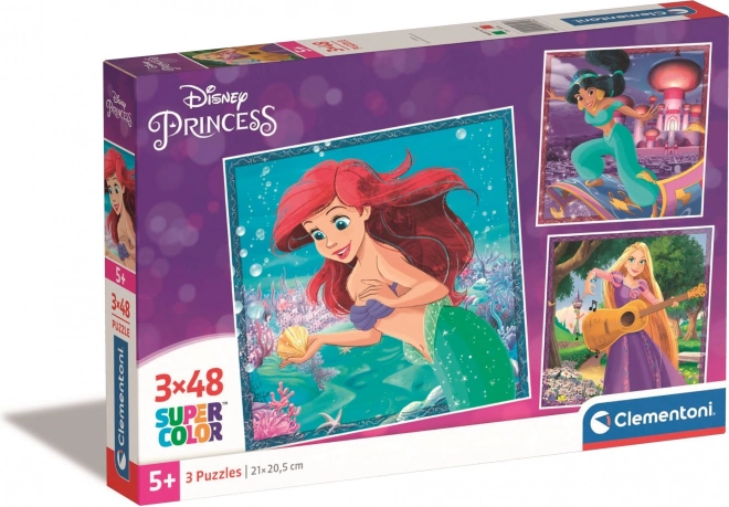 Παζλ DISNEY PRINCESS 3×48 κομμάτια – CLEMENTONI