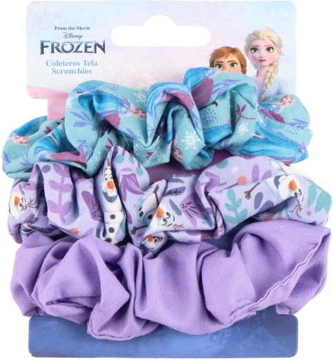 Σετ υφασμάτινων λαστίχων μαλλιών Disney Frozen – Παγωμένο Βασίλειο (3 τεμ.)