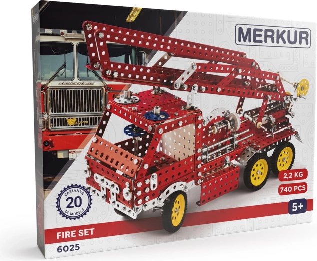 Merkur Fire set κατασκευαστικό σετ για μικρούς πυροσβέστες