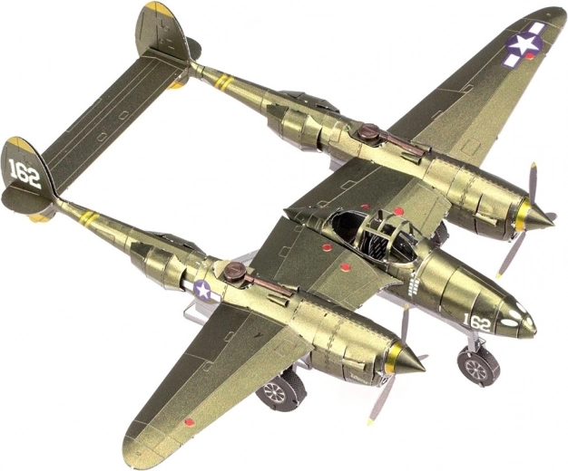 3D μεταλλικό μοντέλο METAL EARTH ICONX Lockheed Martin P–38 Lightning