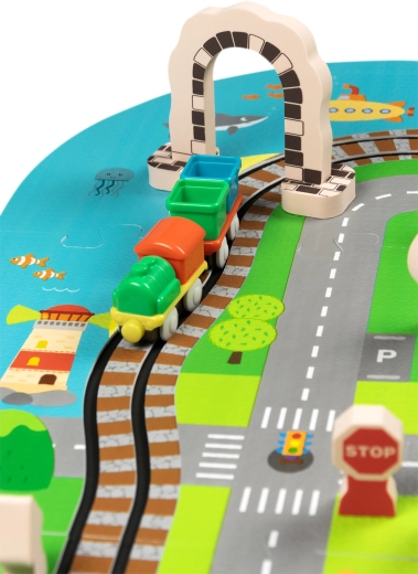 Αυτόματη μηχανή και βαγόνια