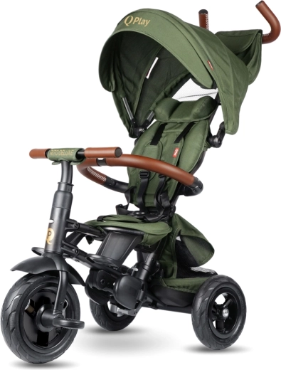 Τρίκυκλο Qplay Rito deluxe rubber olive