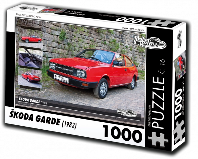 Παζλ RETRO-AUTA Škoda Garde 1983, 1000 κομμάτια