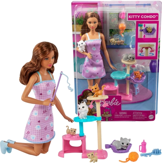 Barbie φροντίστρια γατιών Kitty Condo – παιχνίδι με κατοικίδια από τη MATTEL
