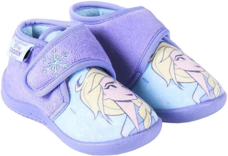Παιδικές παντόφλες Frozen Elsa μωβ