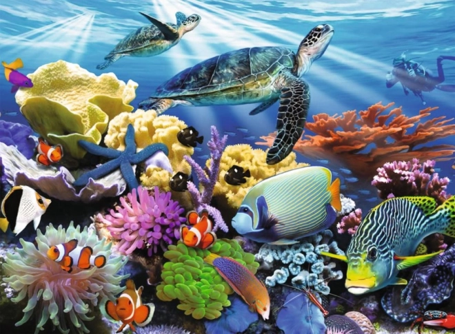 Παζλ Ravensburger Ζωή στον ωκεανό 200 κομμάτια