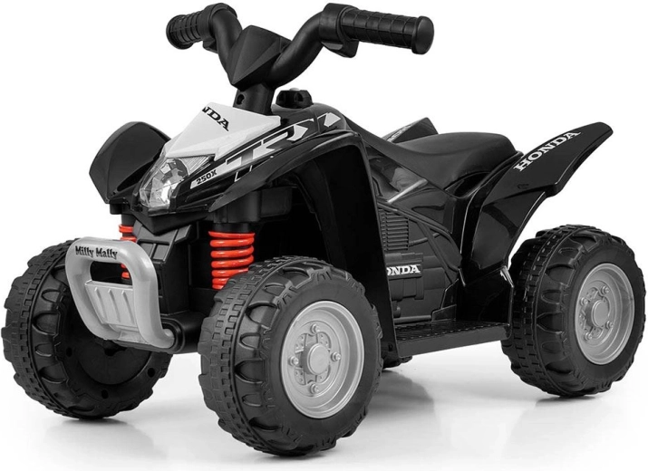 Ηλεκτρικό παιδικό ATV τετράτροχο MILLY MALLY HONDA ATV (ρέπλικα HONDA TRX 250X) – μαύρο