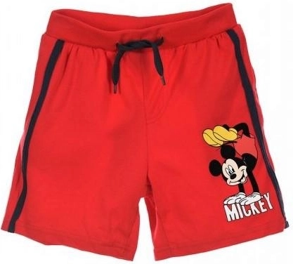 Κόκκινη βαμβακερή βερμούδα Mickey