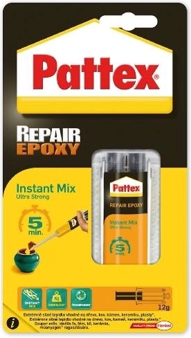 Εποξειδική κόλλα 11 ml, 5 λεπτά PATTEX Repair Uni