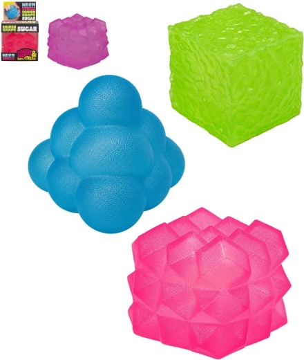 Αντιστρές παιχνίδι για ζούληγμα Neon Squeeze Mega Squeeze Sugar 5,5 cm - 1 τεμάχιο