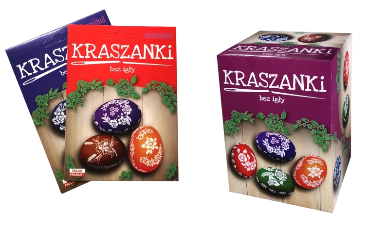 Πασχαλινά αυγά (κράσλιτσε) – σετ 3 βρώσιμων χρωμάτων και αυτοκόλλητων