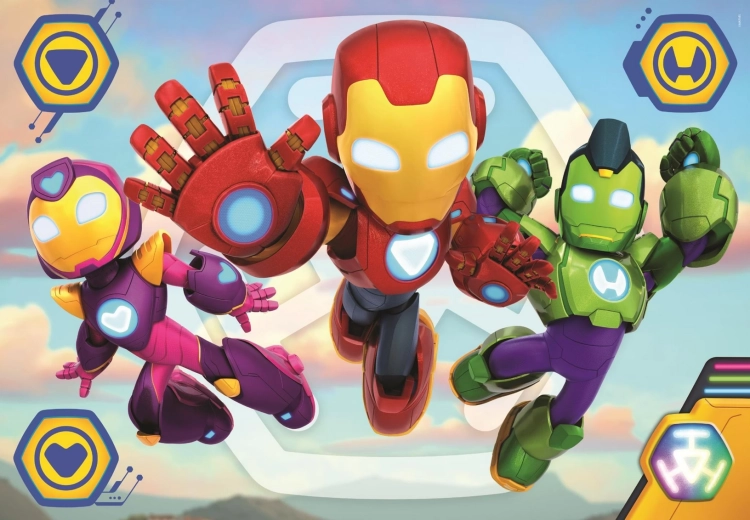 Clementoni παζλ Iron Man και οι απίθανοι φίλοι του MAXI 60 κομμάτια