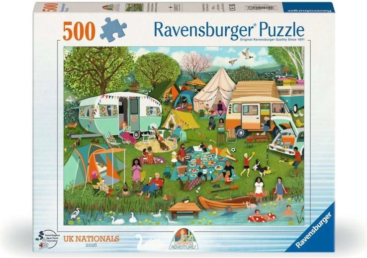 Παζλ Ravensburger Περιπέτεια στο κάμπινγκ 500 κομμάτια