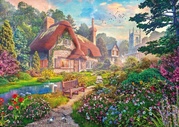 Παζλ Ravensburger «Παράδεισος στην καρδιά της φύσης» 1000 κομμάτια