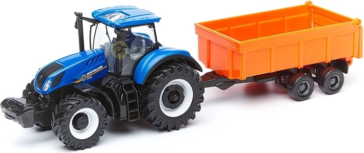Τρακτέρ Bburago New Holland T7.315 με ρυμουλκούμενο