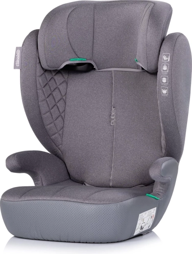 Παιδικό κάθισμα αυτοκινήτου Chipolino Cyber i-Size 100–150 cm platinum