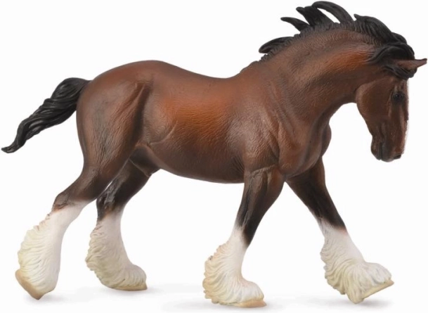 Επιβήτορας Clydesdale καστανός (bay) – συλλεκτική φιγούρα COLLECTA