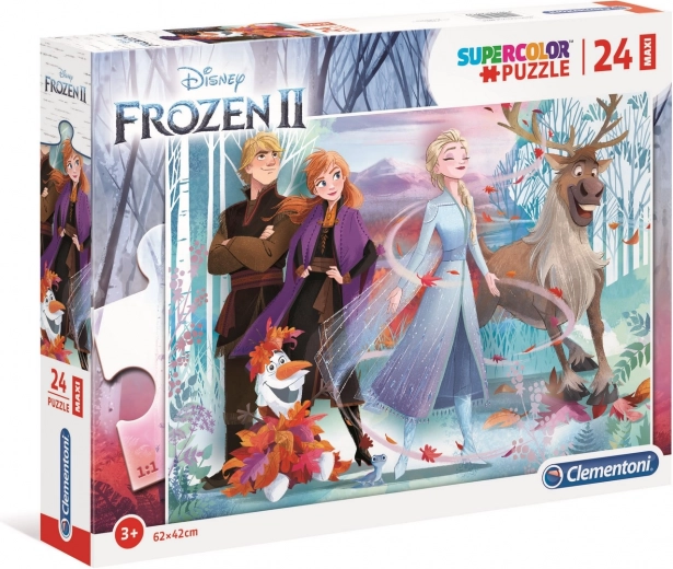Παζλ 24 κομματιών Maxi Super Color Frozen 2