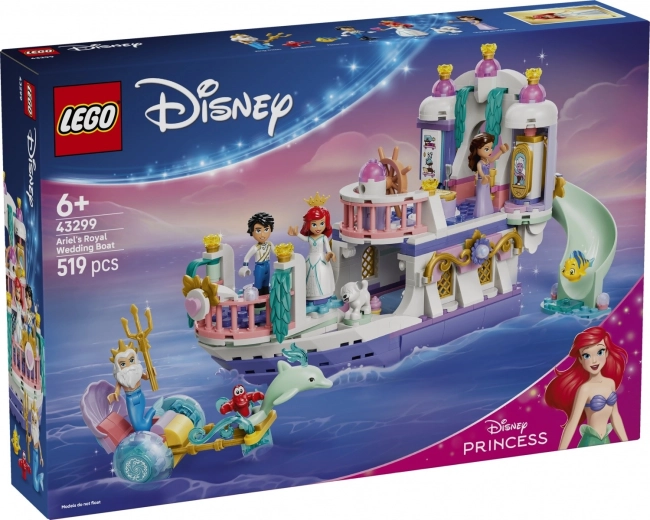 LEGO Disney Princess βασιλικό γαμήλιο πλοίο της Άριελ
