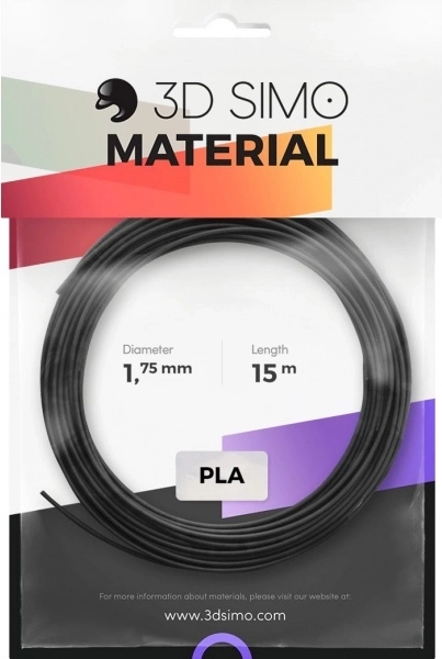 PLA νήμα για στυλό και εκτυπωτές 3D – σετ 1,75 mm, 15 m (μαύρο, χρυσό, ασημί)