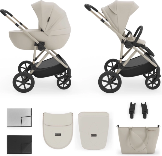 KINDERKRAFT συνδυαστικό καρότσι 2σε1 Prime 3 – Αμμόλοφος