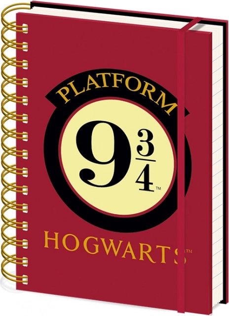 Σπιράλ σημειωματάριο A5 Harry Potter - Σταθμός 9 και 3/4