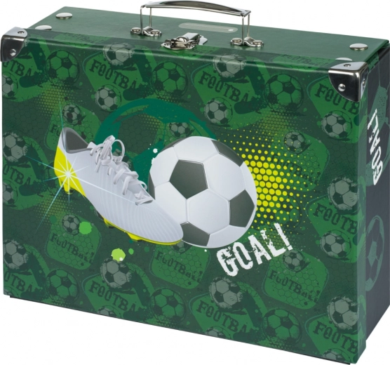Πτυσσόμενη σχολική βαλίτσα με ποδοσφαιρικό μοτίβο BAAGL