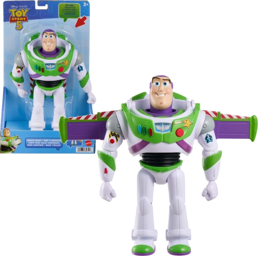 Mattel Disney Pixar Toy Story 5 φιγούρα Buzz Rakeťák με ανοιγόμενα φτερά